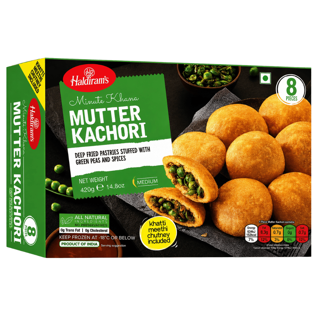 Haldiram's Mutter Kachori 8 pcs buy online USA - 1